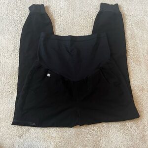 Figs black maternity Zamora joggers